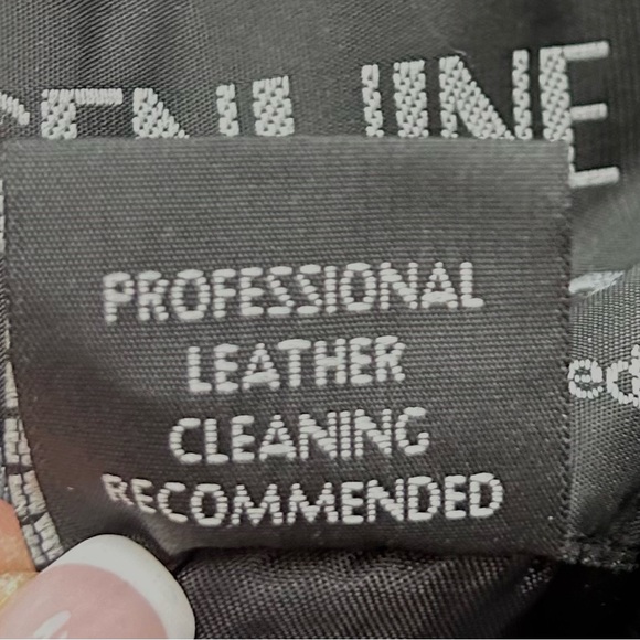 Black Leather Bomber Style Motorcycle Jacket Men’s Medium Soft Supple Patchwork - Picture 12 of 13